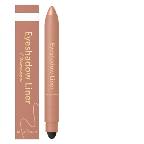 Mimoqk Eyeline Pen - 2-in-1 Schweißresistenter Augen Makeup Stift - Verschmierungssicherer Eyeliner Für Damen Party Alltag Beruf Cosplay Konzert Reise Bühne Kostüm von Mimoqk