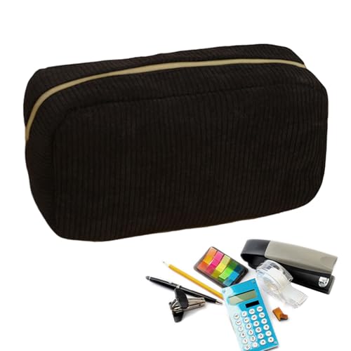 Mimoqk Federmäppchen Tasche, Kordelstoff Stiftetasche Großes Federmäppchen, Reißverschluss Schreibwaren Aufbewahrung für Jugendliche Schüler Studenten Kinder Mädchen von Mimoqk