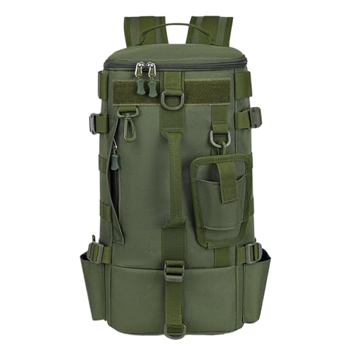 Mimoqk Fishing Backpack, Tackle Box Organizer, Fishing Gear Backpack, Storage Bag for Fishing, Large Fishing Gear Backpack with Tackle Box Organizer and Rod Holders for Outdoor Gear von Mimoqk