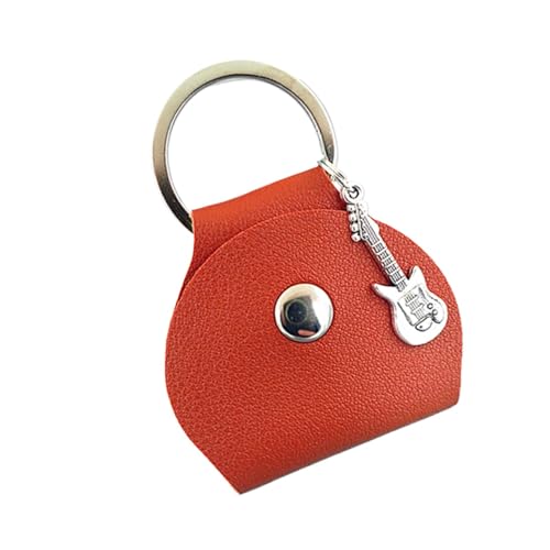 Mimoqk Guitar Pick Holder, Guitar Pick Keychain, PU Leather Guitar Pick Holder, Guitar Pick Storage Case, Guitar Pick Organizer, Guitar Pick Organizer, Guitar Pick Pendant, Pick Holder for Guitarists, von Mimoqk