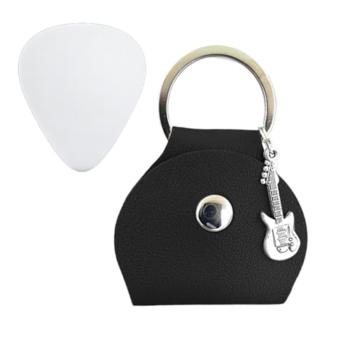 Mimoqk Guitar Pick Holder, Guitar Pick Keychain, PU Leather Guitar Pick Holder, Guitar Pick Storage Case, Guitar Pick Organizer, Guitar Pick Organizer, Guitar Pick Pendant, Pick Holder for Guitarists, von Mimoqk