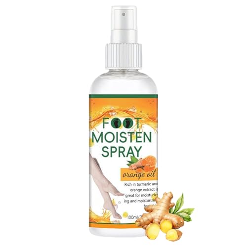 Mimoqk Instant Fuß Peeling Spray - Feuchtigkeitsspendende Fußpflege Spray - 100 ml Peeling Zur Entfernung Abgestorbener Haut Mit Pflege Für Sportler Senioren Familien Männer Frauen von Mimoqk