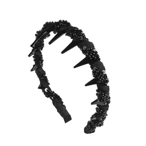 Mimoqk Perlen Stirnband | Hübsche Kopfbedeckung Für Bräute | Schmuckperlen-Haarband Für Damen Mädchen Frauen Hochzeit Kulturelle Veranstaltungen Büro Reisen von Mimoqk