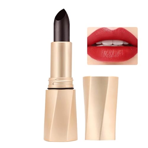 Moisturizing Matte Lipstick | ong-Lasting Waterproof Velvet Lip Stain | Non-Sticky Beauty Lip Balm in Convenient 3.8g Size for Girls Long-Lasting Matte Lip Color for Everyday Use von Mimoqk