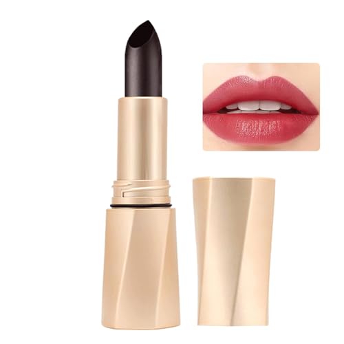 Moisturizing Matte Lipstick | ong-Lasting Waterproof Velvet Lip Stain | Non-Sticky Beauty Lip Balm in Convenient 3.8g Size for Girls Long-Lasting Matte Lip Color for Everyday Use von Mimoqk