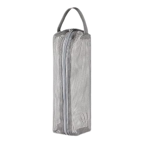 Reisetasche, tragbar, Kulturbeutel, multifunktional, Netz-Organizer, kompakte Aufbewahrungsbox, ideal für Urlaub, Airport, Fitnessstudio, Cruise, Krankenhaus, Bad, Airplane, RV Trips, grau, Se Reisetasche, tragbar, Kulturbeutel, multifunktional, Netz-Organizer, kompakte Aufbewahrungsbox, ideal für Urlaub, Airport, Fitnessstudio, Cruise, Krankenhaus, Bad, Airplane, RV Trips, grau, Se von Mimoqk