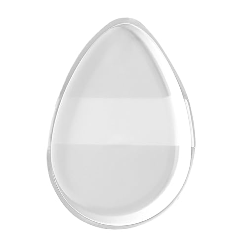Transparenter Make-up-Pulver, Mini- -Applikator, nass und trocken, weich, samtig, Concealer und Blush Tool, wiederverwendbar und waschbar (klar) für Frauen und Mädchen von Mimoqk