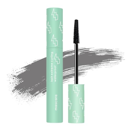 Volumizing Mascara, Curling Mascara, Waterproof Makeup, Long Lasting Formula, Lengthening Effect, Black Shade, Enhancing Natural Look for Women and Girls Daily Use von Mimoqk