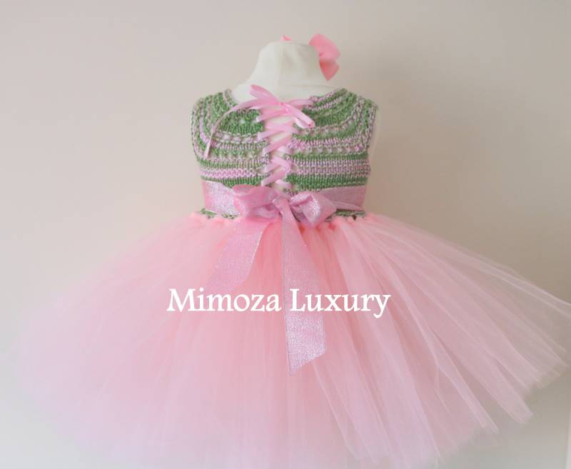 Rosa Geburtstagskleid von MimozaChicBoutique