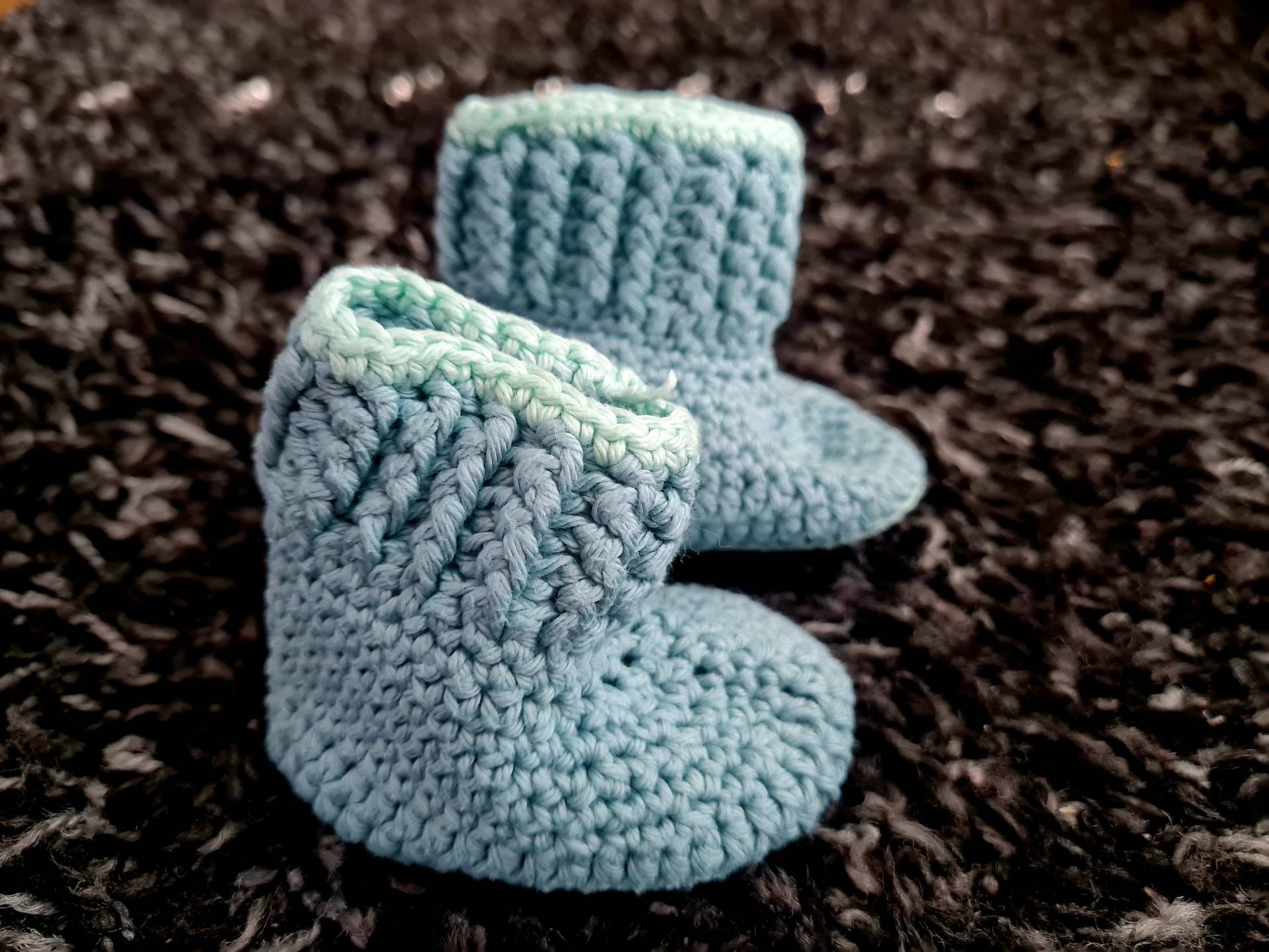 Babyschuhe Babyschuhe von MimsisGarnKunst