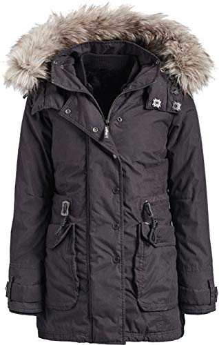 Mimura Women Parka Jacke (M, Black) von Mimura