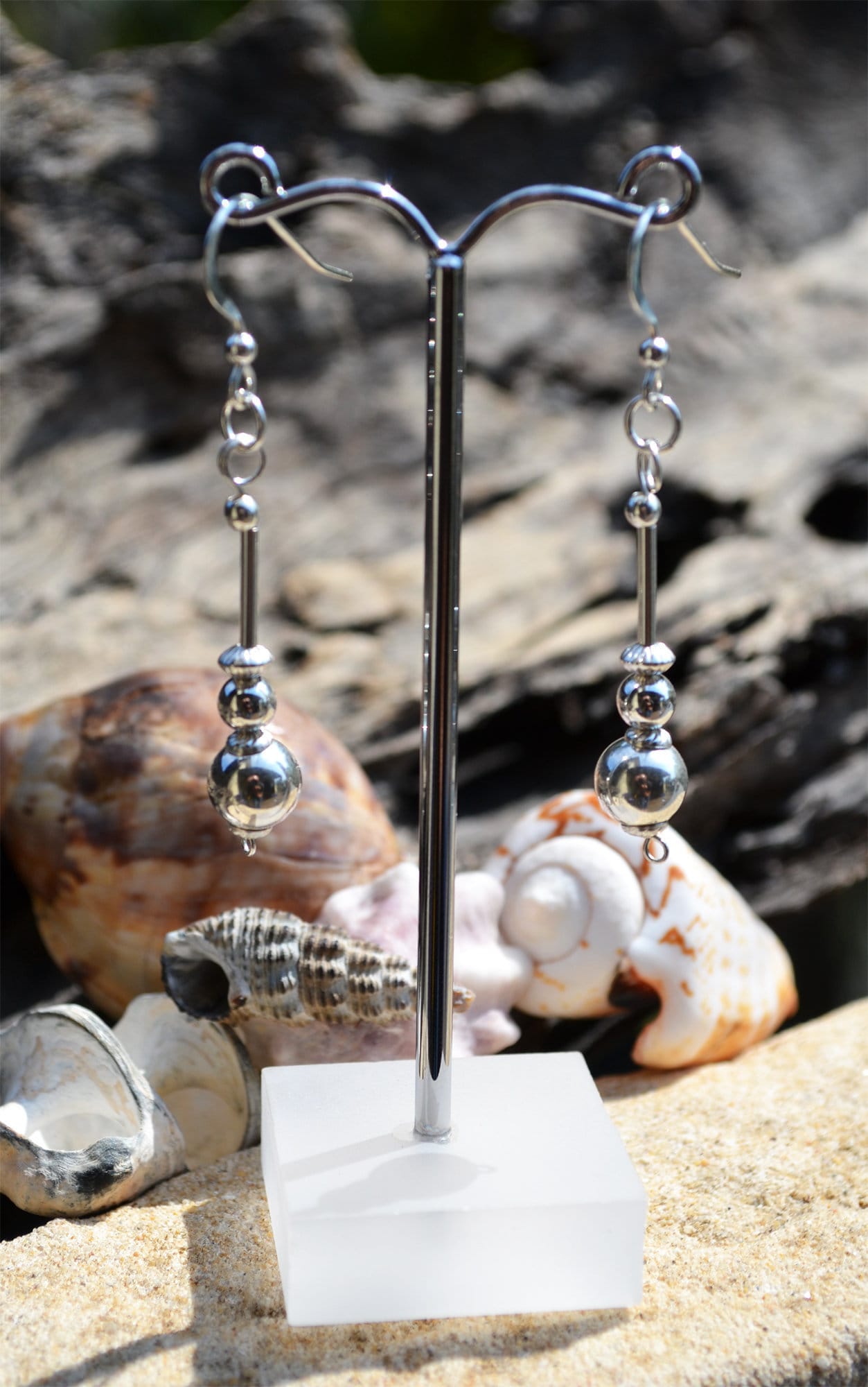 Ohrringe , Paar Handgefertigte Mit Echtem Sterling Silber Ohrringe , Paar Handgefertigte Mit Echtem Sterling Silber von MinDiDesign