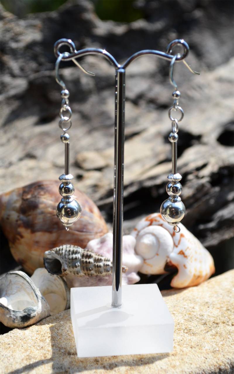 Ohrringe , Paar Handgefertigte Mit Echtem Sterling Silber Ohrringe , Paar Handgefertigte Mit Echtem Sterling Silber von MinDiDesign