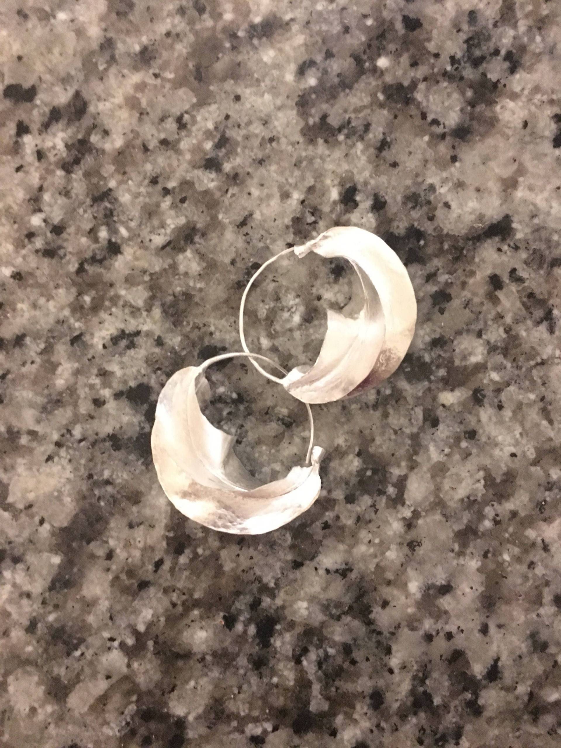 Silber Fulbi Ohrringe 2 Zoll Silber Fulbi Ohrringe 2 Zoll von MinaLysh