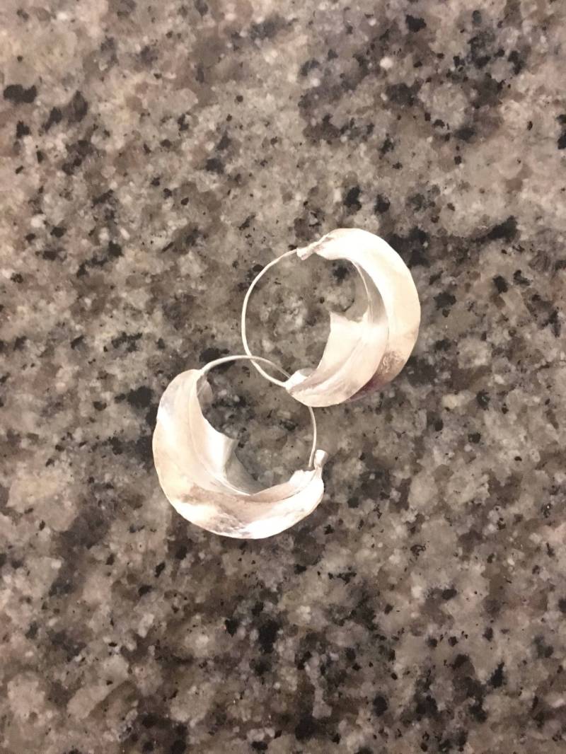 Silber Fulbi Ohrringe 2 Zoll Silber Fulbi Ohrringe 2 Zoll von MinaLysh