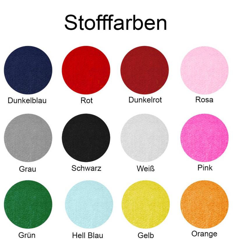 Namensschild Gestickt Bestickt Mit Wunschtext/Aufnäher Aufbügler Filzstoff Gestickt von MinaStickerei