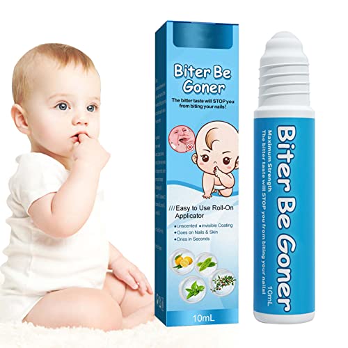 Bitteres Nagelwasser, Roller Ball Style Stop Daumenlutschen Für Kinder – Nagellack Ohne Biss | Natürlicher Anti-Nagelkaus-Nagellack Verhindert Daumenlutschen Und Stoppt Das Nägelkauen 1/5pcs von Minan