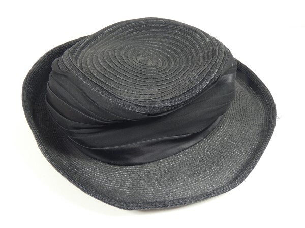 Vintage Schwarz Hut Elegante Für Frauen Geschenk Ihre Einzigartige Schwarze Retro-Design von MinasTreasureChest