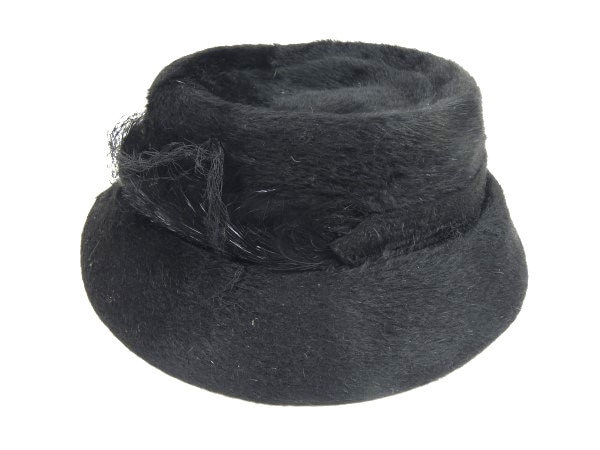 Vintage Schwarze Mütze Für Frauen Schöne Elegante Geschenk Sie von MinasTreasureChest