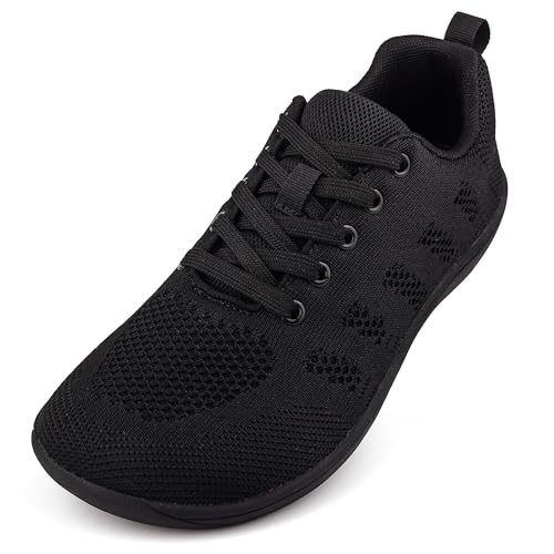 Minbei Breite Barfuss Schuhe Damen Barfußschuhe Minimalistische Walking Schuhe Outdoor Traillaufschuhe Turnschuhe Fitnessschuhe Schwarz 40 Minbei Breite Barfuss Schuhe Damen Barfußschuhe Minimalistische Walking Schuhe Outdoor Traillaufschuhe Turnschuhe Fitnessschuhe Schwarz 40 von Minbei