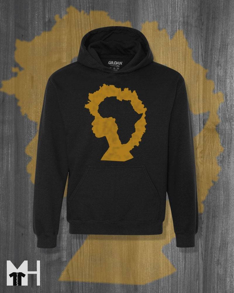 Fro Africa Sweatshirt Hoodie Hoodies Tops | Versandkostenfrei Kapuzenpullover |Afrocentric Black Friday |xmas Sale Afro von MindHarvest