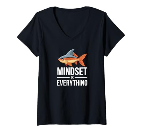 Damen Mindest is Everything Motivierendes Zitat Inspiration Cool T-Shirt mit V-Ausschnitt Damen Mindest is Everything Motivierendes Zitat Inspiration Cool T-Shirt mit V-Ausschnitt von Mindest Is Everything Motivational Quote Tee Co.
