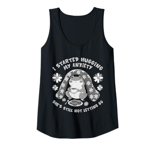 Damen Stark, ängstlich & urkomisch - Relatable Design für Frauen Tank Top Damen Stark, ängstlich & urkomisch - Relatable Design für Frauen Tank Top von Mindful Thoughts & Emotional Humor Vibes