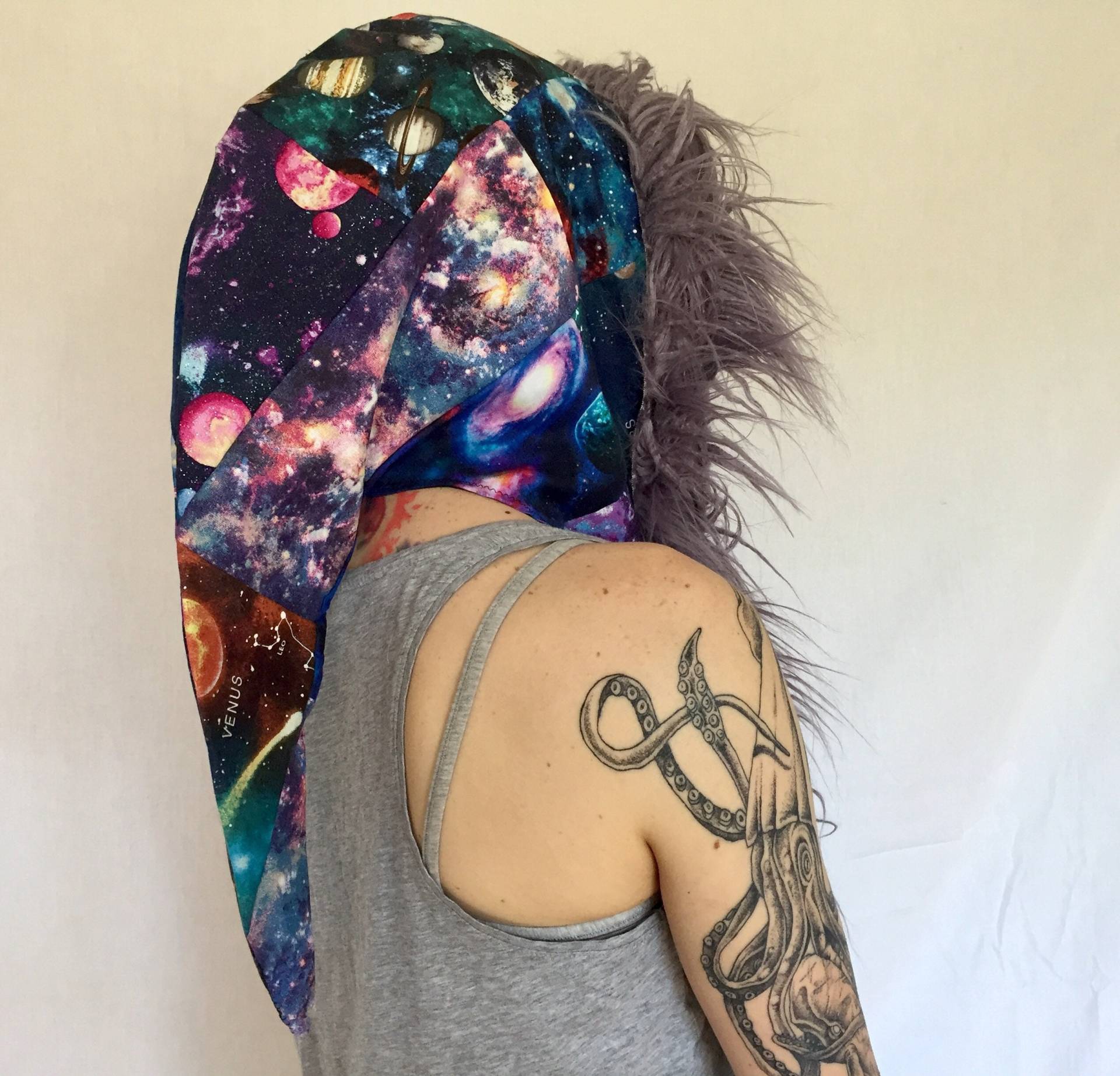 Planetarer Haze Patchwork Party Haube Planetarer Haze Patchwork Party Haube von MindfullMatters