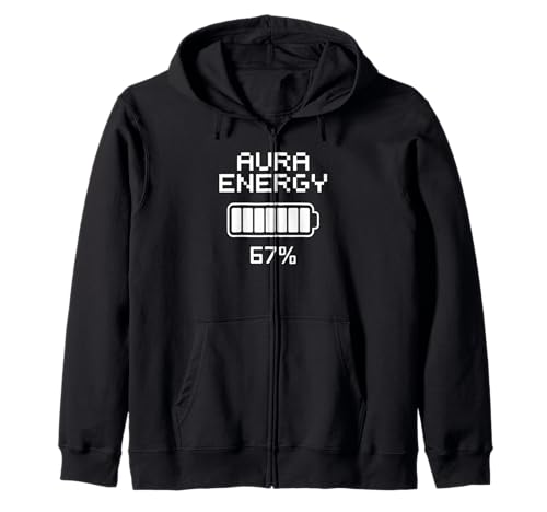 Lustig Aura Energie Spruch Spirituelle Kraft Level 67 Frauen Männer Kapuzenjacke Lustig Aura Energie Spruch Spirituelle Kraft Level 67 Frauen Männer Kapuzenjacke von Mindfulness Meditation Vibes Zen Cosmic Humor