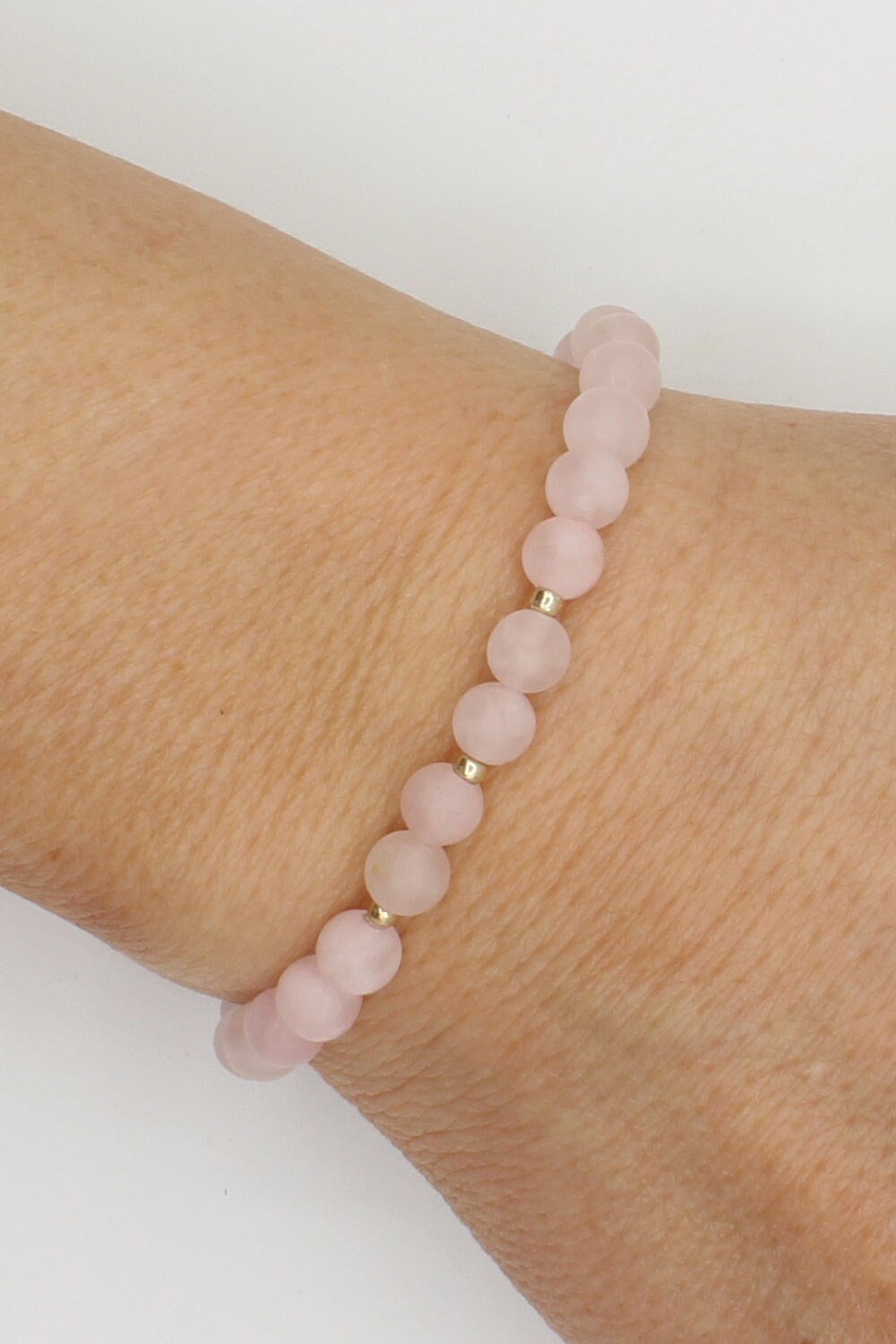 Be Loved Rosenquarz Armband, Perlenarmband, Schmuck, Geschenk Für Sie, Valentineskostenloser Versand Be Loved Rosenquarz Armband, Perlenarmband, Schmuck, Geschenk Für Sie, Valentineskostenloser Versand von MindmadeShop