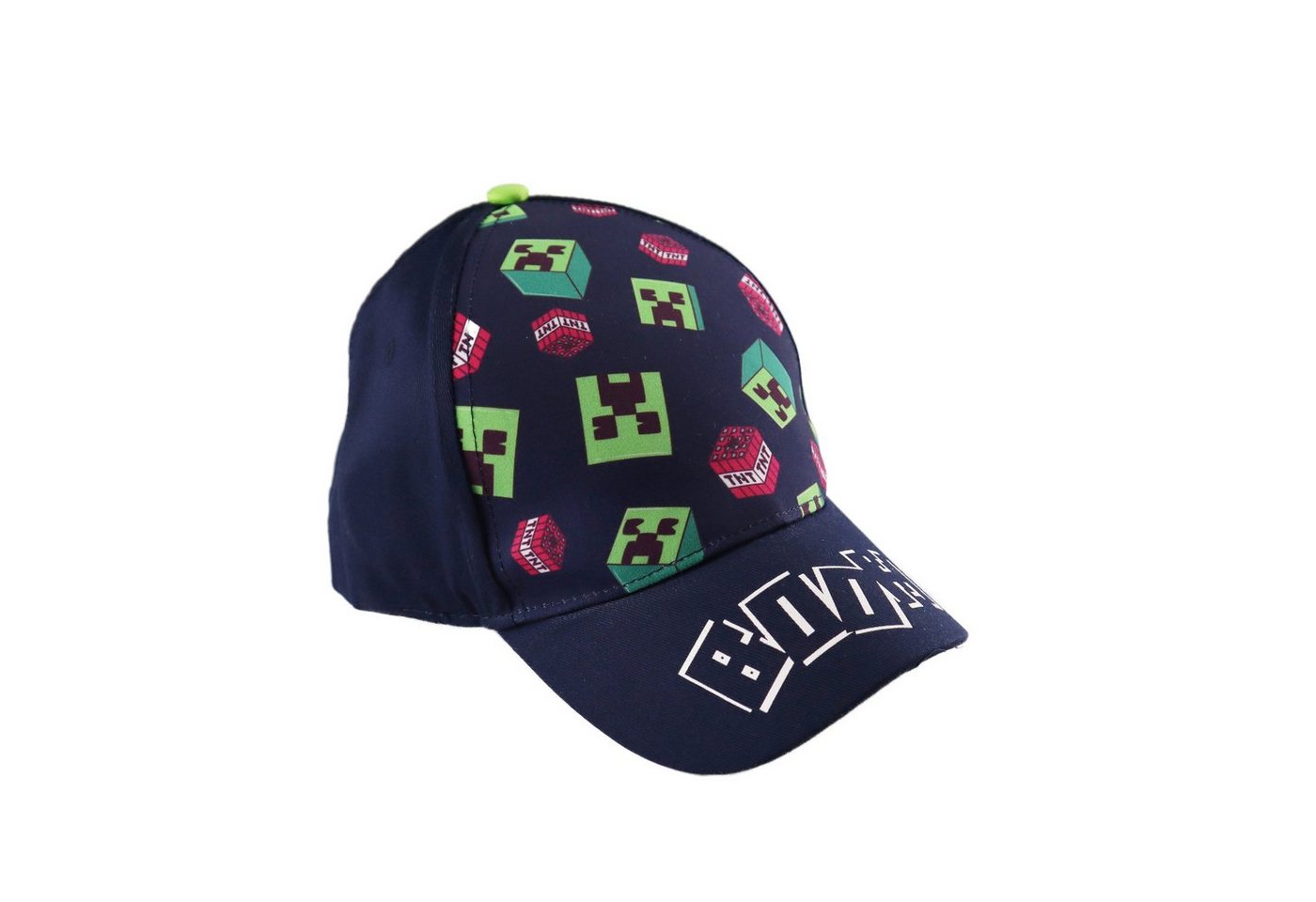 Minecraft Baseball Cap Minecraft Creeper Kinder Jugend Basecaps Gr. 52 bis 54 von Minecraft