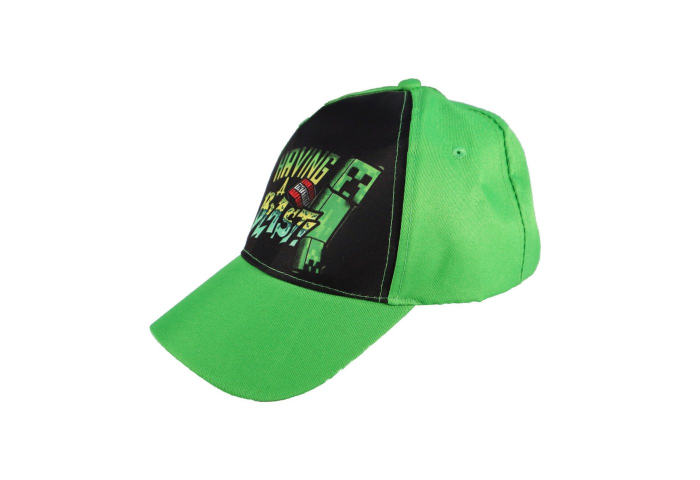 Minecraft Baseball Cap Minecraft Creeper Steve Alex Zombie Jungen Basecap Baseball Kappe Gr. 52 bis 54 von Minecraft