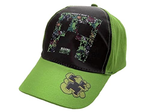 Minecraft Cap Basecap Baseballcap Kappe (as3, Numeric, Numeric_54, grün) von Minecraft