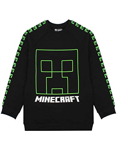 Minecraft Creeper Face Boy's Black Sweatshirt von Minecraft