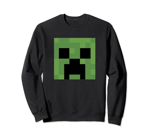 Minecraft Creeper Großes Gesicht Sweatshirt von Minecraft