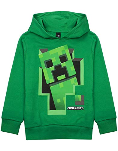 Minecraft Creeper Inside Boys Grüner Kapuzenpullover Gamer Kids 5-6 Jahre von Minecraft