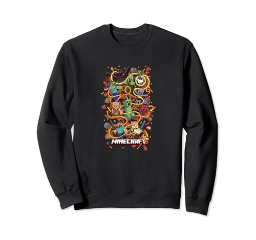 Minecraft Group Shot Funtage Arrow Composition Sweatshirt von Minecraft