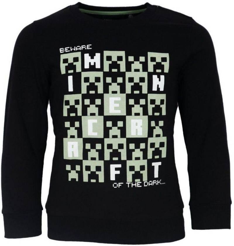 Minecraft Hoodie Kapuzensweatshirt Sweater Jungen + Mädchen Gr. 116 128 134 140 152 von Minecraft