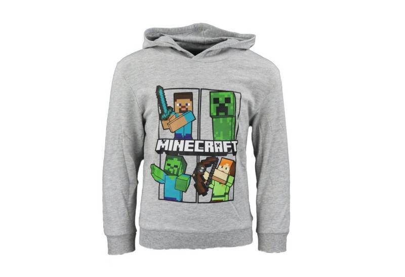 Minecraft Hoodie Minecraft Creeper Jungen Kinder Kapuzenpulli Gr. 116 bis 152 von Minecraft