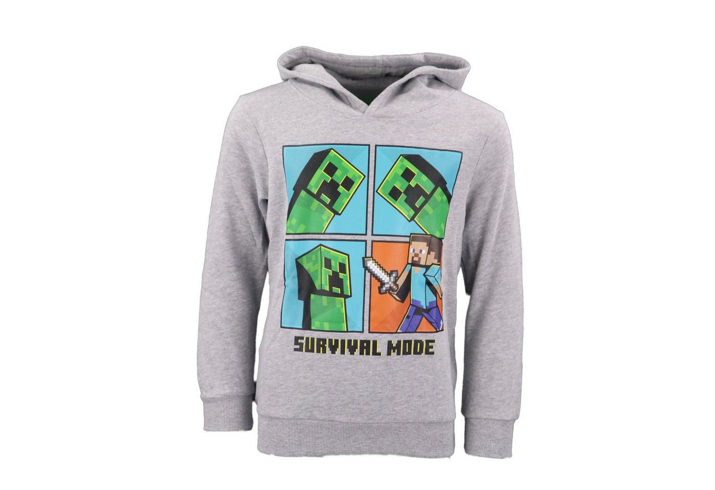 Minecraft Hoodie Minecraft Creeper Steve Jungen Kinder Kapuzen Pulli Gr. 128 bis 152 von Minecraft