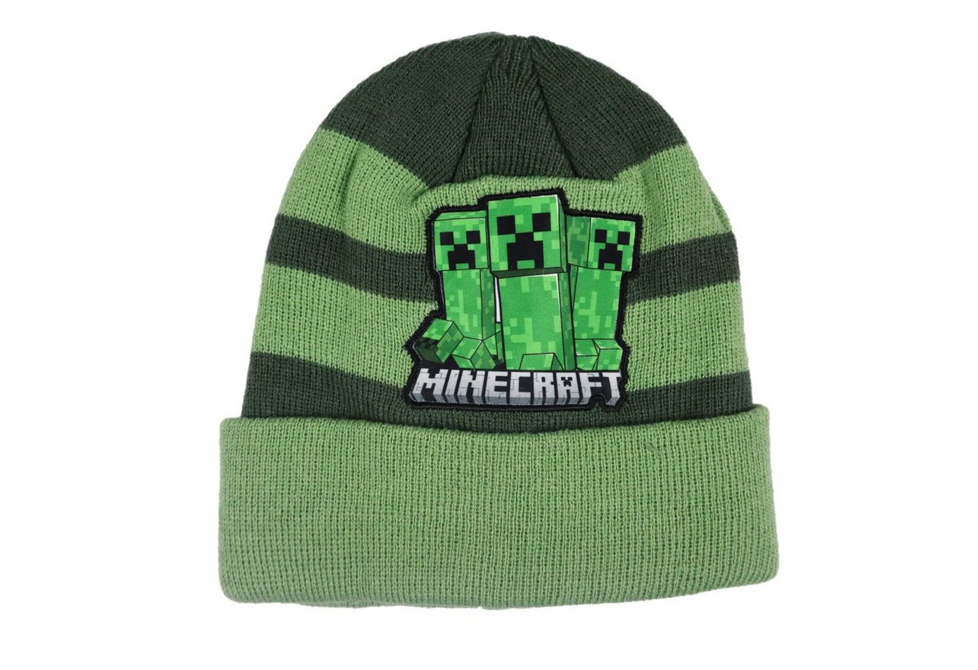 Minecraft Jerseymütze Minecraft Gamer Creeper Kinder Jungen Wintermütze Mütze Gr. 54 bis 56 von Minecraft