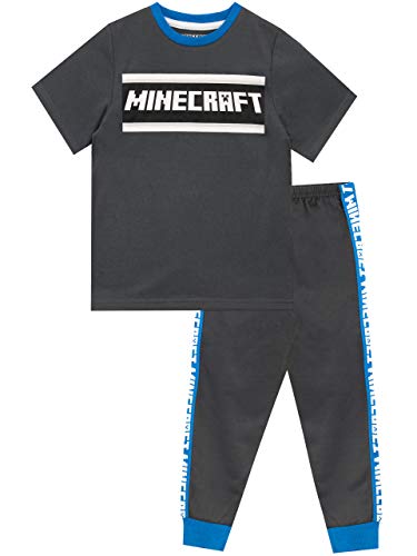 Minecraft Jungen Schlafanzug Grau 158 von Minecraft