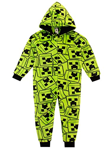 Minecraft Jungen Schlafoveralls Creeper Mehrfarbig 116 von Minecraft