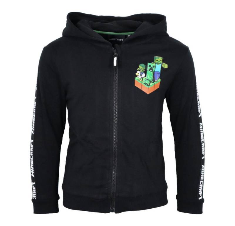 Minecraft Kapuzenpullover Minecraft Creeper Zombie Kinder Hoodie Pullover Gr. 116 bis 152 von Minecraft