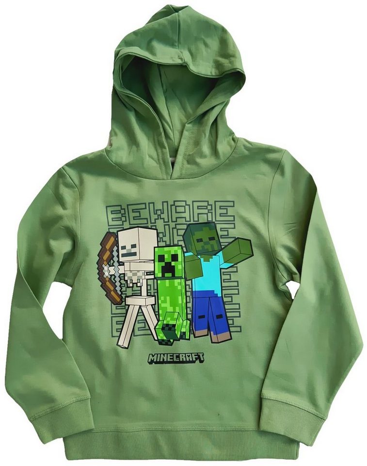 Minecraft Kapuzensweatshirt Minecraft Hoodie Sweatshirt mit Kapuze Jungen + Mädchen 8 10 12 14 von Minecraft