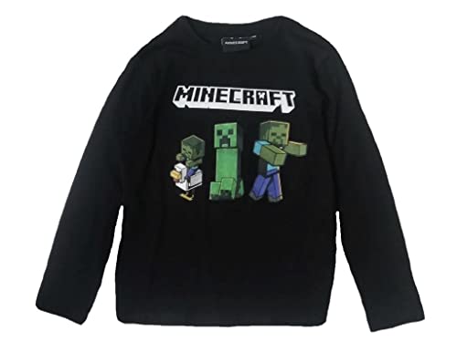 Minecraft Langarmshirt Creeper (schwarz, 152) von Minecraft