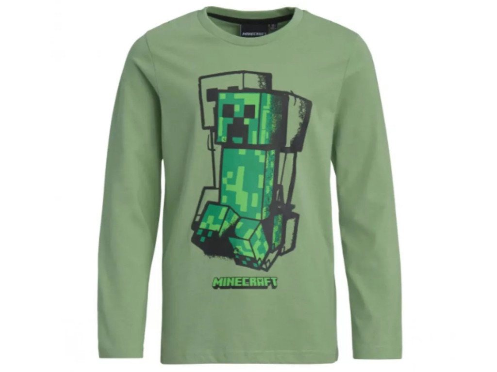 Minecraft Langarmshirt Langarmshirt Minecraft Creeper Gamer Kinder Jungen langarm Shirt von Minecraft