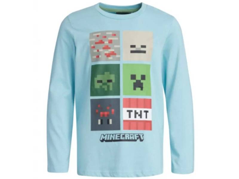 Minecraft Langarmshirt Langarmshirt Minecraft Creeper Zombie Kinder Jungen langarm Shirt von Minecraft