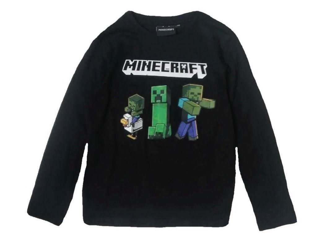 Minecraft Langarmshirt Minecraft Creeper Jungen Kinder Shirt Langarmshsirt von Minecraft