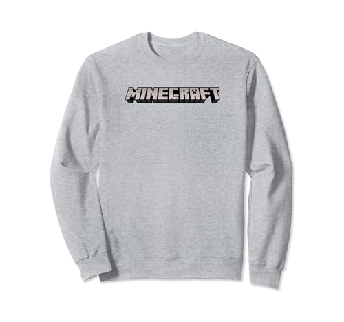 Minecraft Logo weiß Sweatshirt von Minecraft